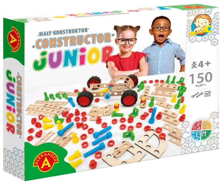 Se Junior Træ Konstruktionsbyggesæt 150 dele ✔ Kæmpe udvalg i Alexander - Køb online på udsalg og tilbud lige nu ✔ Billig fragt og hurtig levering - Varenummer: MMAction-2182564 og 5906018025644 på lager - Udsalg på Træ Konstruktionsbyggesæt Op til 57% rabat - Over 1.329 mærker på online udsalg
