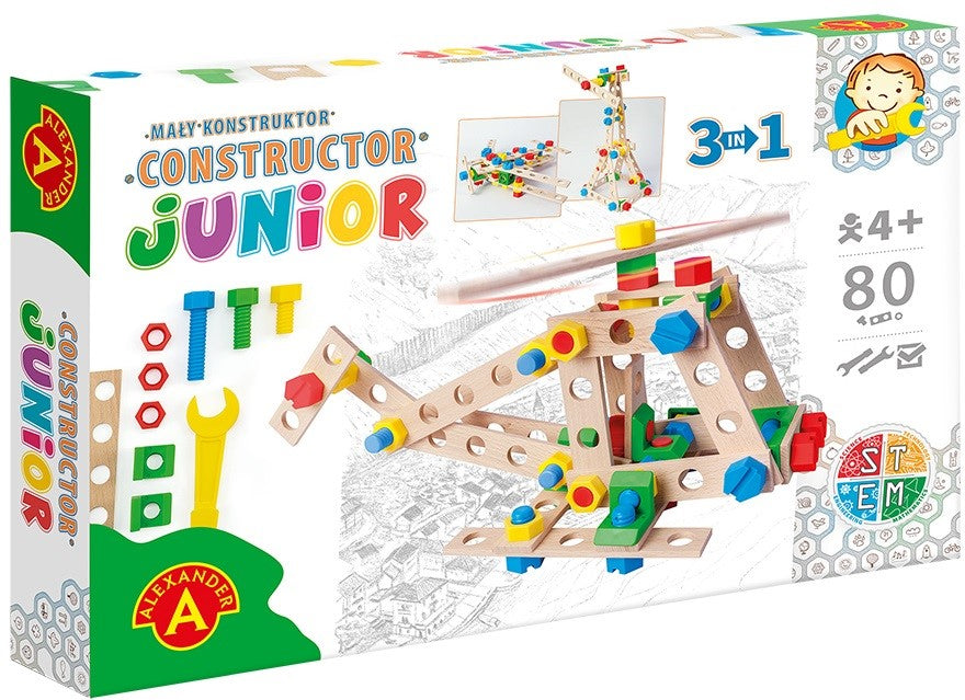 Se Junior Træ Konstruktionsbyggesæt 3-i-1 Helikopter ✔ Kæmpe udvalg i Alexander - Køb online på udsalg og tilbud lige nu ✔ Lav fragtpris og hurtig levering - Varenummer: MMAction-2182824 og 5906018028249 på lager - Udsalg på Træ Konstruktionsbyggesæt Op til 61% rabat - Over 1.329 mærker på online udsalg