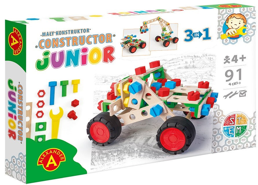 Se Junior Træ Konstruktionsbyggesæt 3-i-1 Off-Road ✔ Kæmpe udvalg i Alexander - Køb online på udsalg og tilbud lige nu ✔ Super billig fragt og lynhurtig levering - Varenummer: MMAction-2182821 og 5906018028218 på lager - Udsalg på Træ Konstruktionsbyggesæt Spar helt op til 73% - Kæmpe udsalg på over 739 mærker