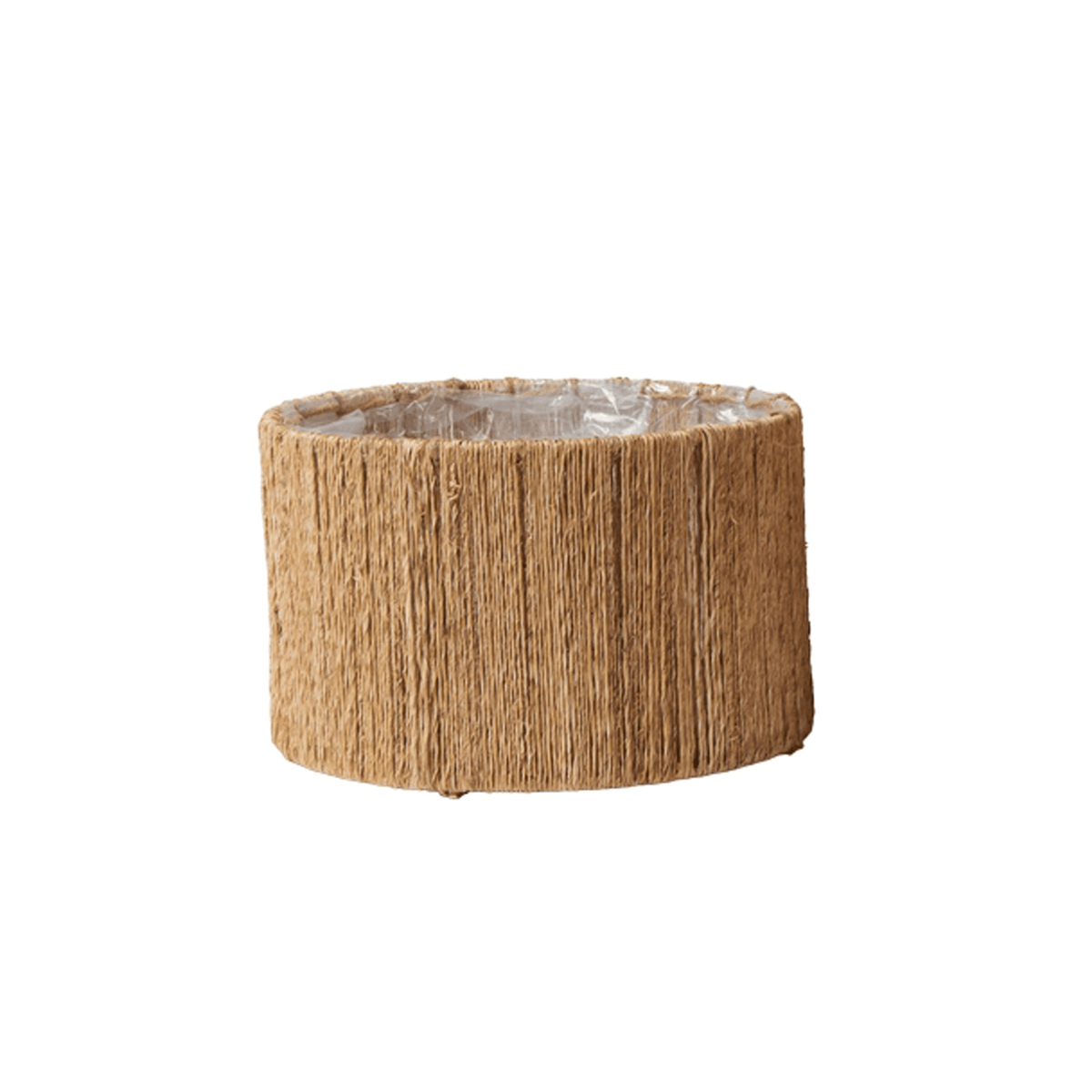 Plantekurv i jute med diameter 20 cm