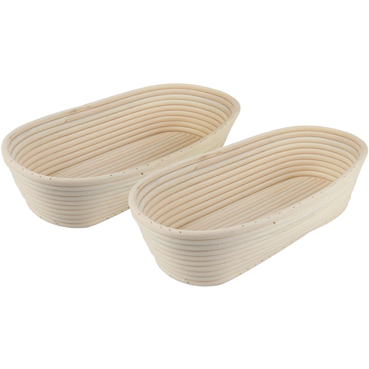 To ovale hævekurve i rattan fra Essentials, 35 x 18 x 8 cm