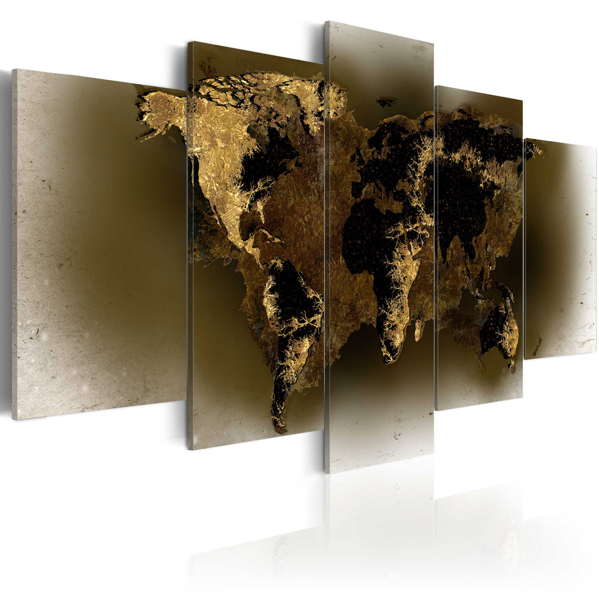 Se ARTGEIST verdenskort, 5-delt - Brass continents - Flere størrelser 200x100 ❤ Kæmpe udvalg i Artgeist - Køb online på udsalg og tilbud lige nu ❤ Billig fragt • Hurtig levering - Varenummer: Boboonline-65763-16318 og barcode / Ean: 5903301951857 på lager - Udsalg på Interiør,Billeder og andet til væggen,Verdenskort Store besparelser – op til 67% - Shop over 2.281 kendte brands på udsalg