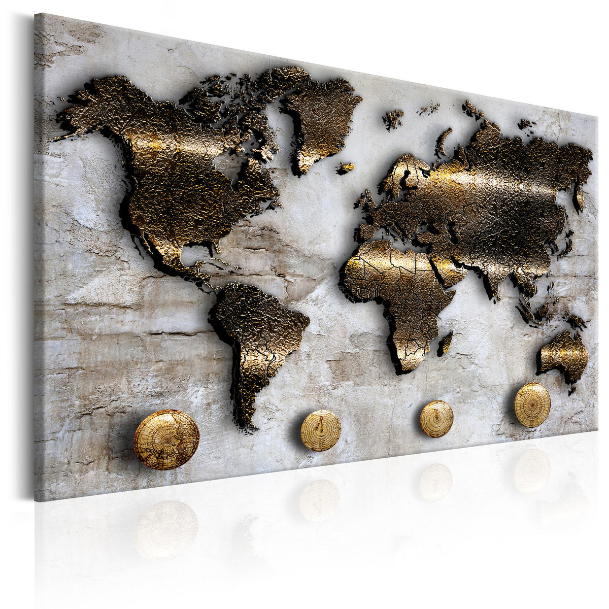 Se ARTGEIST Golden Journey - Verdenskort med gylden messing finish - Flere størrelser 90x60 ❤ Kæmpe udvalg i Artgeist - Køb online på udsalg og tilbud lige nu ❤ Meget billig fragt og hurtig levering: 1 - 2 hverdage - Varenummer: Boboonline-56293-14146 og barcode / Ean: 5903301934980 på lager - Udsalg på Interiør,Billeder og andet til væggen,Verdenskort Spar op til 51% - Over 785 kendte brands på udsalg