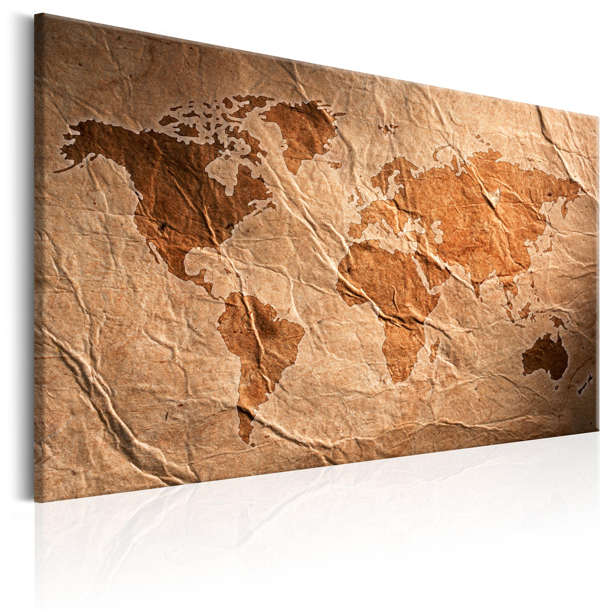 Se ARTGEIST Paper Map - Verdenskort med gammelt papir look trykt på lærred - Flere størrelser 90x60 ❤ Kæmpe udvalg i Artgeist - Køb online på udsalg og tilbud lige nu ❤ Meget billig fragt og hurtig levering: 1 - 2 hverdage - Varenummer: Boboonline-56307-14188 og barcode / Ean: 5903301935109 på lager - Udsalg på Interiør,Billeder og andet til væggen,Verdenskort Spar op til 51% - Over 785 kendte brands på udsalg