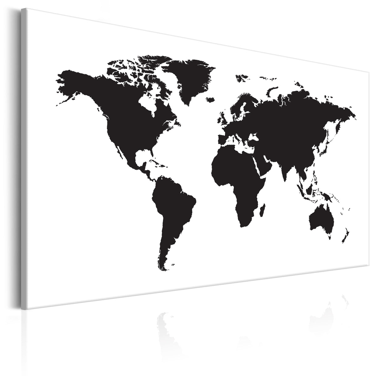 Se ARTGEIST Black & White Elegance - Minimalistisk verdenskort trykt på lærred - Flere størrelser 90x60 ❤ Kæmpe udvalg i Artgeist - Køb online på udsalg og tilbud lige nu ❤ Meget billig fragt og hurtig levering: 1 - 2 hverdage - Varenummer: Boboonline-56455-14581 og barcode / Ean: 5903301936526 på lager - Udsalg på Interiør,Billeder og andet til væggen,Verdenskort Spar op til 51% - Over 785 kendte brands på udsalg