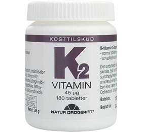 Se Natur Drogeriet K2-vitamin 180 tab. ✔ Kæmpe udvalg i ND - Køb online på udsalg og tilbud lige nu ✔ Billig fragt og hurtig levering - Varenummer: Helsegrossisten-57369 og 5703137227177 på lager - Udsalg på Sundhed > Vitaminer > Natur Drogeriet A/S Spar helt op til 73% - Kæmpe udsalg på over 739 mærker