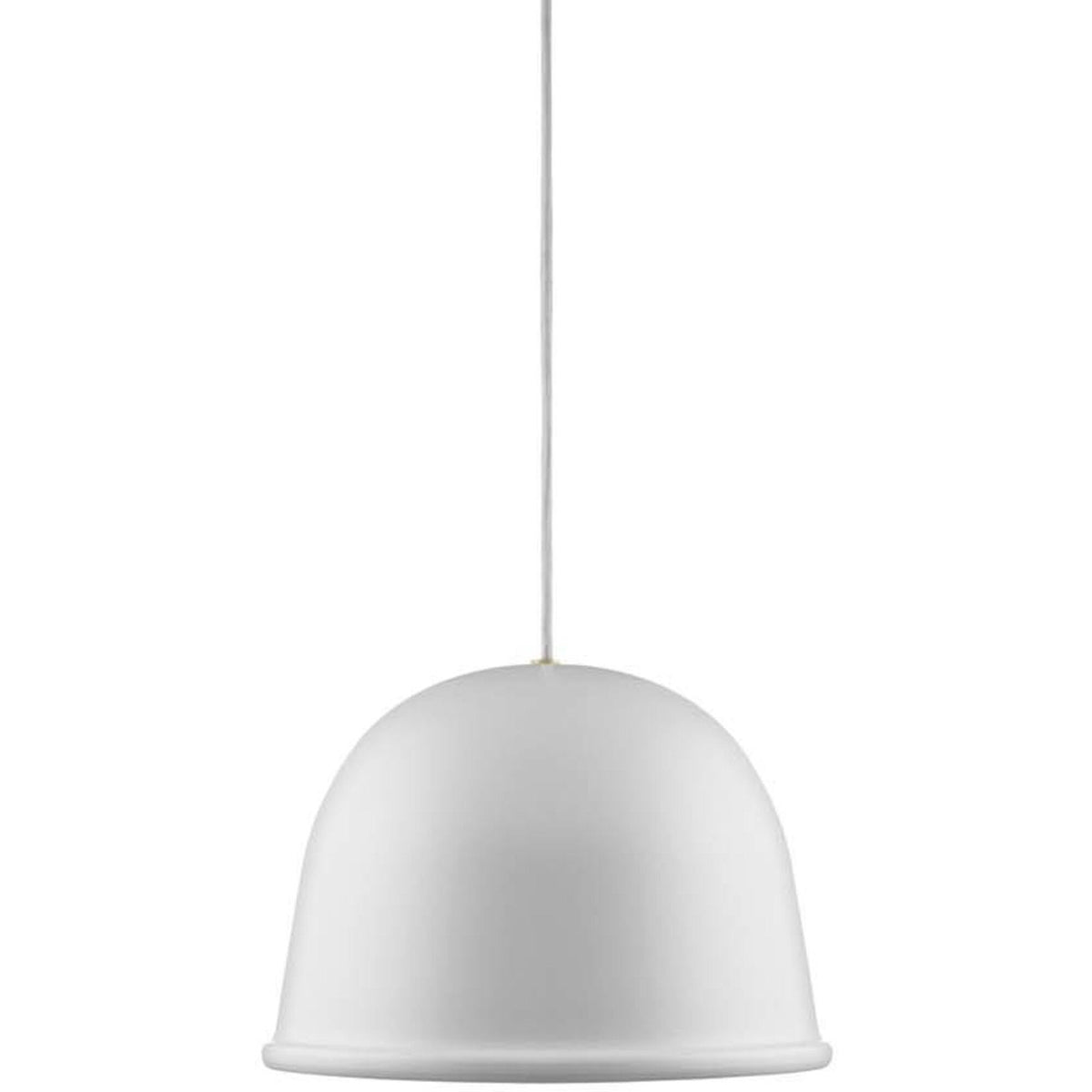 Hvid Local pendel fra Normann Copenhagen med skærm af stål