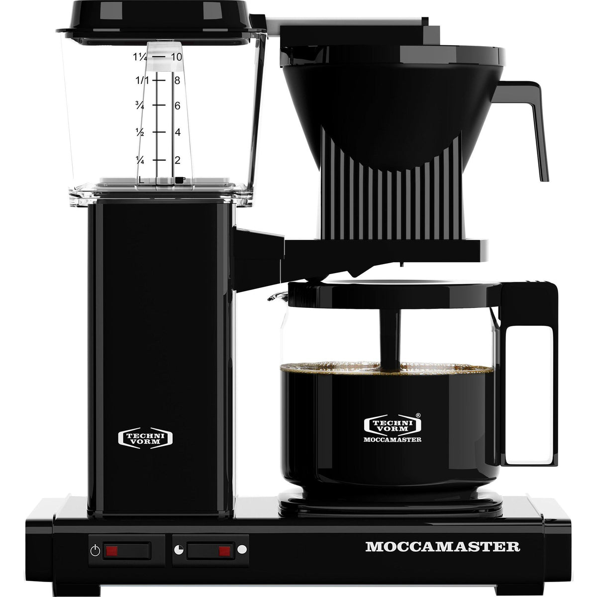 Sort Moccamaster Automatic kaffemaskine til friskbrygget kaffe