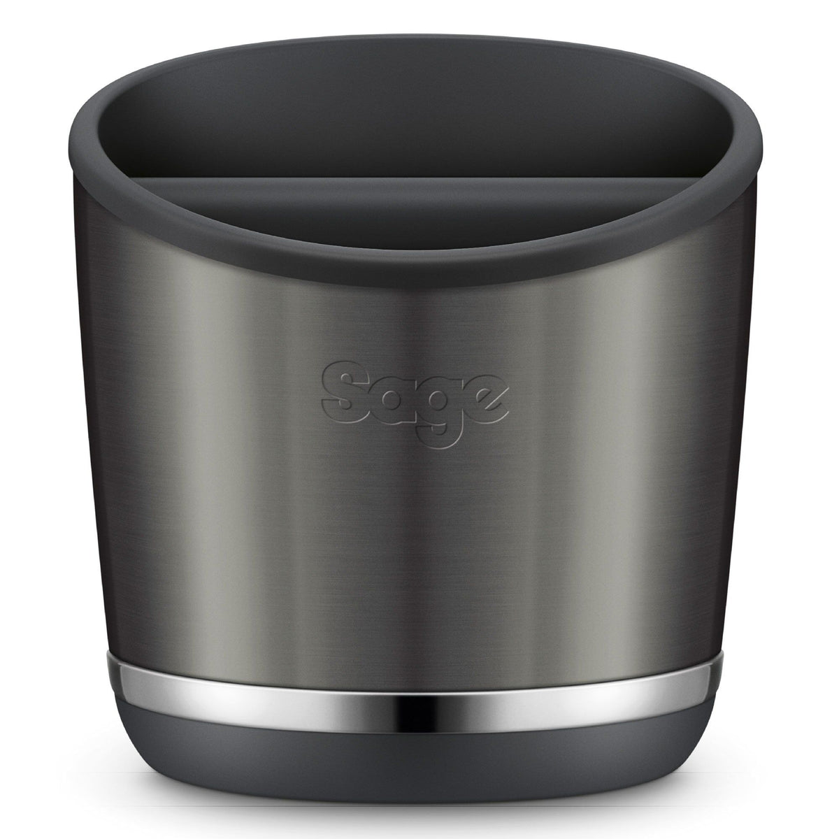 Sage The Knockbox 10 beholder til kaffegrums i black steel