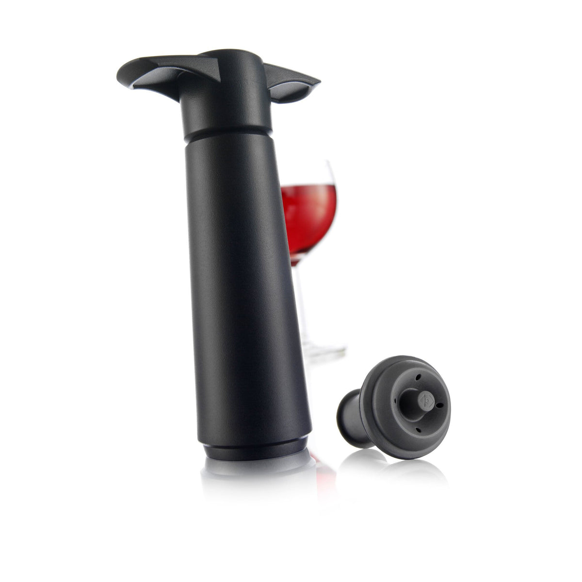 Vacu Vin Wine Saver vinsæt med prop til åbnede vinflasker
