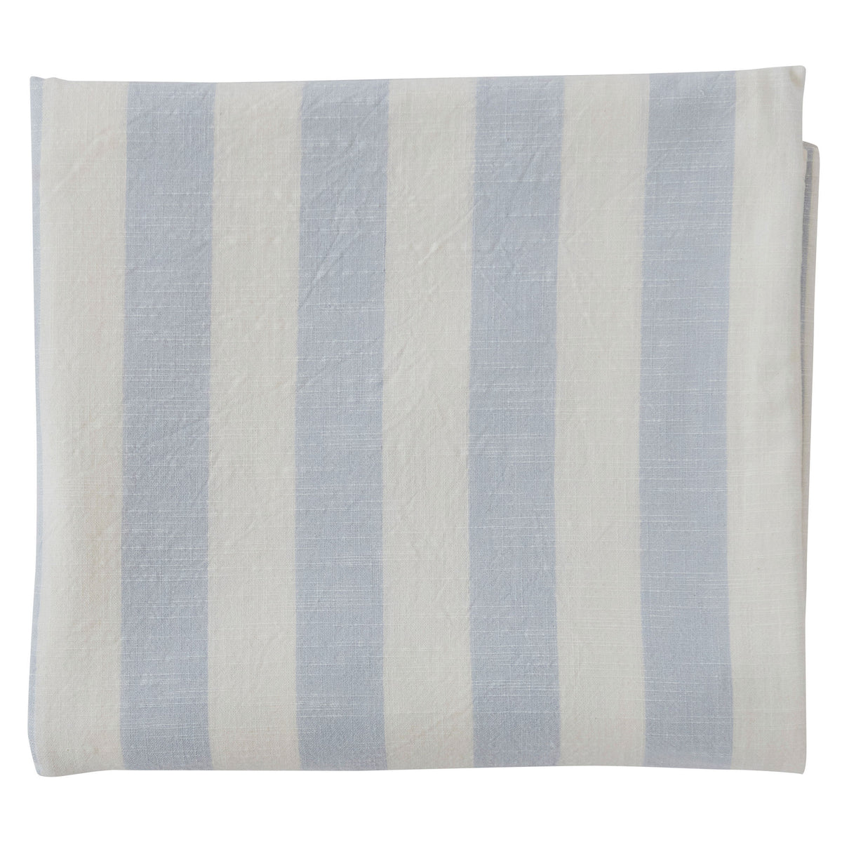 Stribet dug i ice blue fra Oyoy living design, 140 x 260 cm
