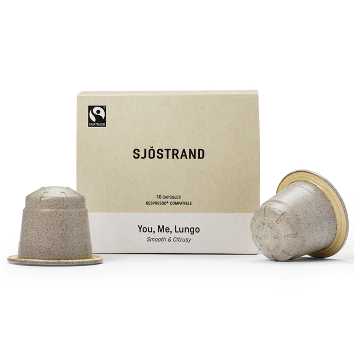 Sjöstrand coffee You, me, Lungo kaffekapsler, pakke med 10 stk.
