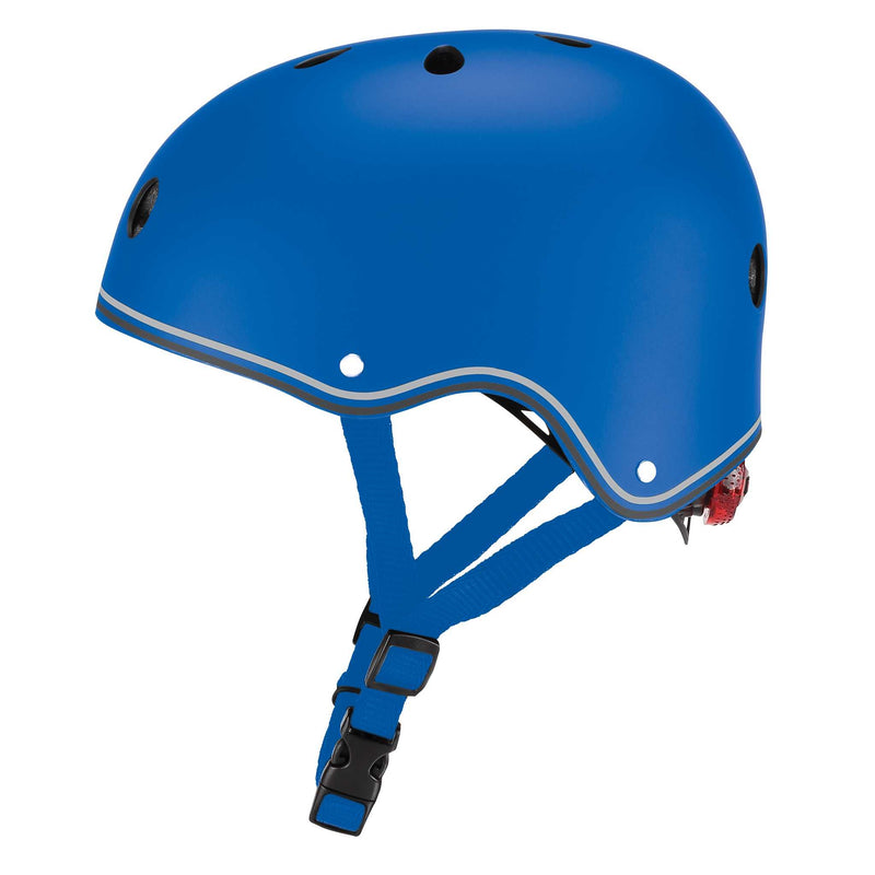 Globber Primo Cykelhjelm m/LED-lys Blå 48-52 cm