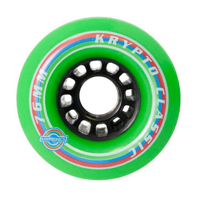 Kryptonics Classic 76 mm Rulleskøjte og Longboardhjul Green 76mm