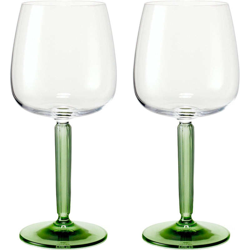 Se Kähler Hammershøi rødvinsglas, Ø 9,5 cm, 2 stk, grøn ✔ Kæmpe udvalg i Kähler ✔ Meget billig fragt og hurtig levering: 1 - 2 hverdage - Varenummer: KTO-693072 og barcode / Ean: &