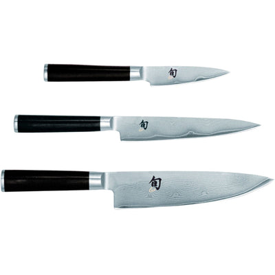 Se Kai Shun Classic knivsæt, 3 dele ✔ Kæmpe udvalg i Kai ✔ Meget billig fragt og hurtig levering: 1 - 2 hverdage - Varenummer: KTO-DMS-300 og barcode / Ean: '4901601589597 på lager - Udsalg på Knivsæt Spar op til 62% - Over 1334 design brands på udsalg