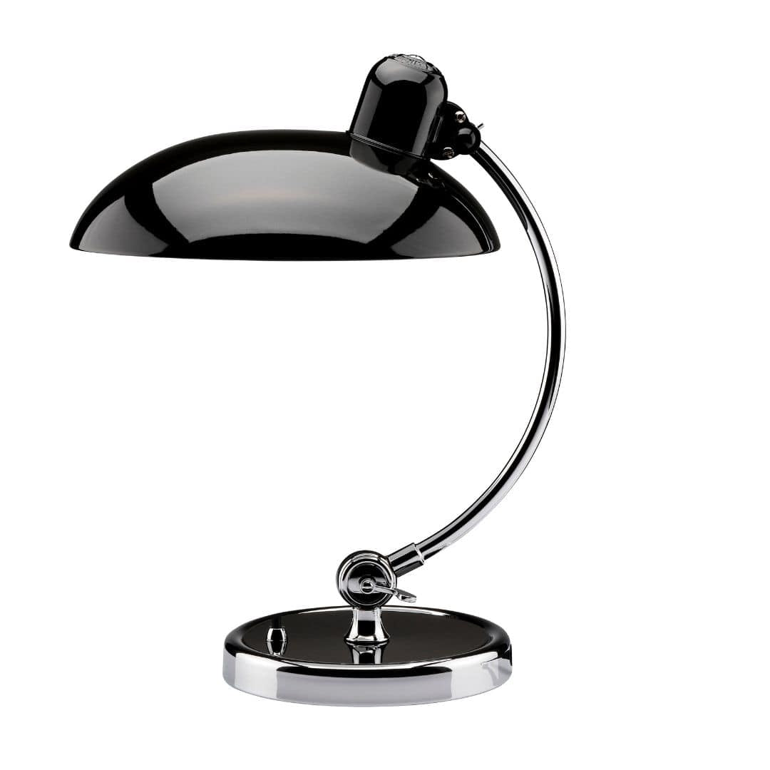 Kaiser Idell 6631-T bordlampe i blank sort fra Fritz Hansen