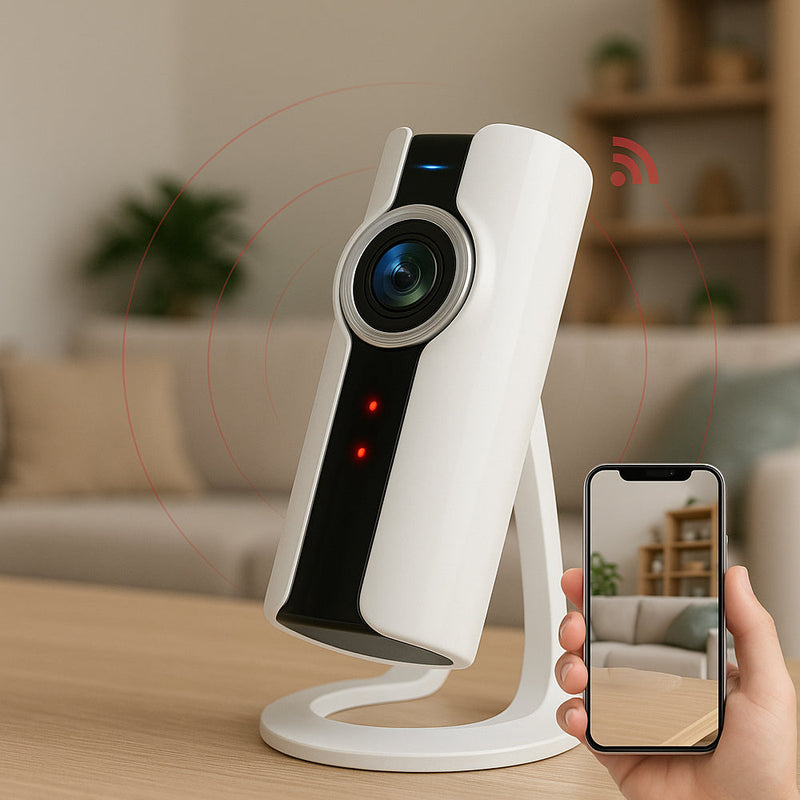 Overvågnings WiFi IP kamera m/elektronisk zoom