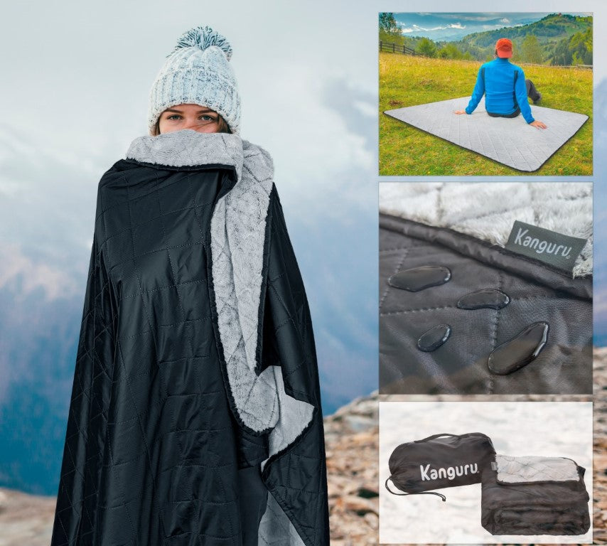 Se KANGURU Picnic Fluffi Tæppe 140 x 170 cm ✔ Kæmpe udvalg i KANGURU - Køb online på udsalg og tilbud lige nu ✔ Billig fragt og hurtig levering - Varenummer: MMAction-2131321 og 8006843013216 på lager - Udsalg på Plaider / Ponchoer Op til 63% rabat - Over 2.739 mærker samlet ét sted