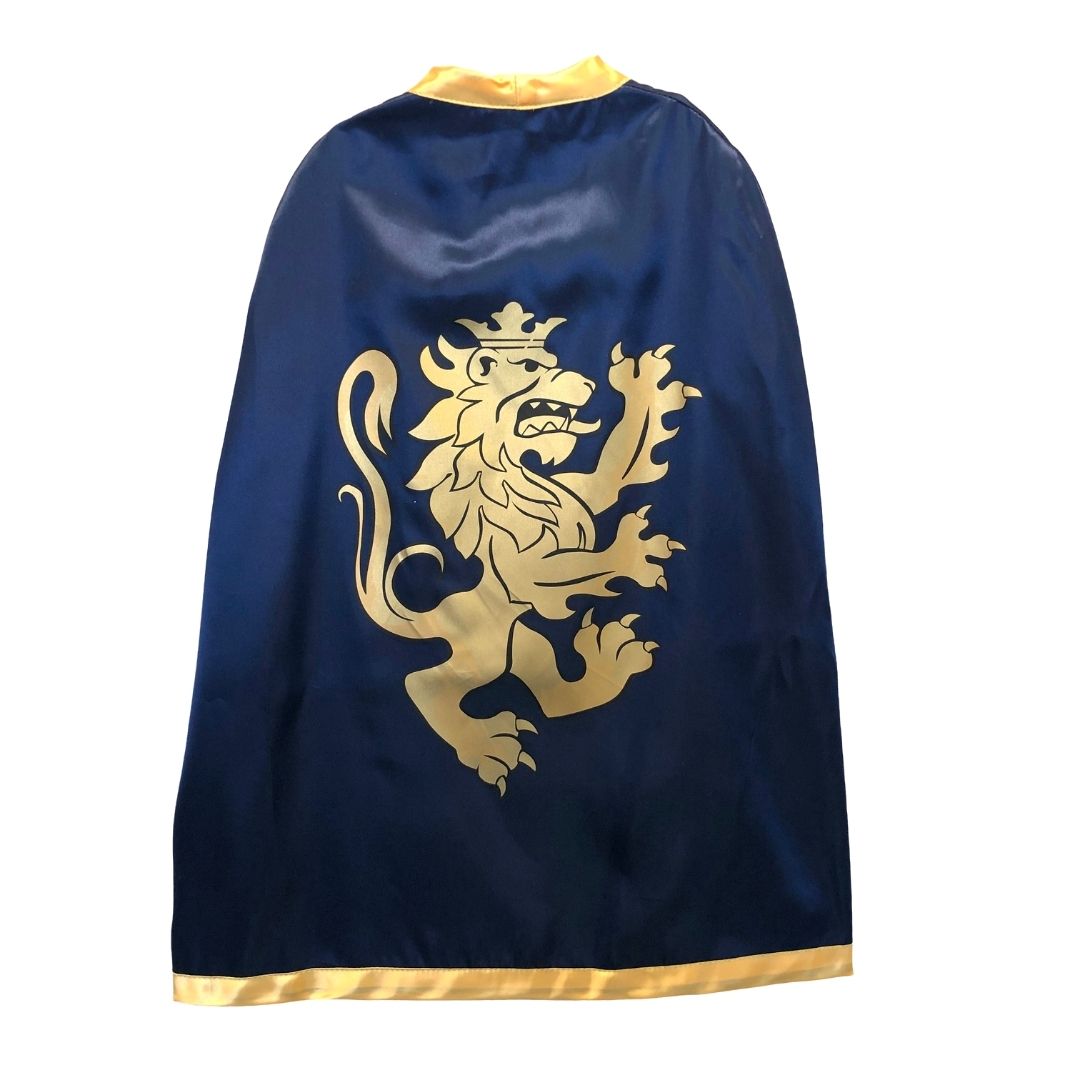 Blå ridderkappe Noble Knight fra Liontouch til børns rolleleg