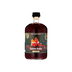 Santa Baby gløgg fra Copenhagen Winery lavet på økologiske æbler, solbær og blommer