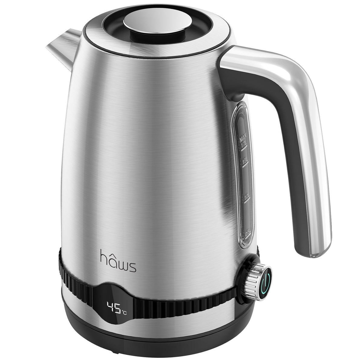 Hâws elkedel i mat rustfrit stål med 7 temperaturer, 2200 W