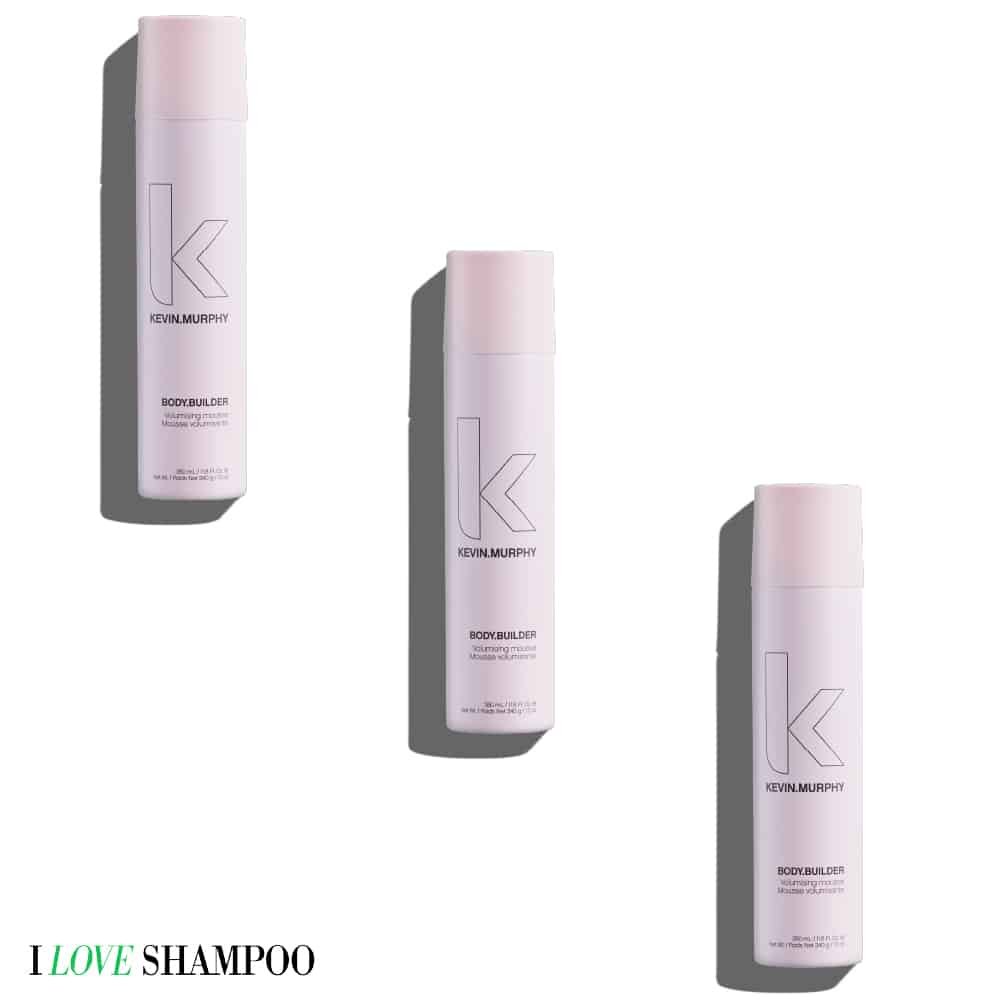 Pakke med tre Kevin Murphy Body Builder volumenmousse à 400 ml