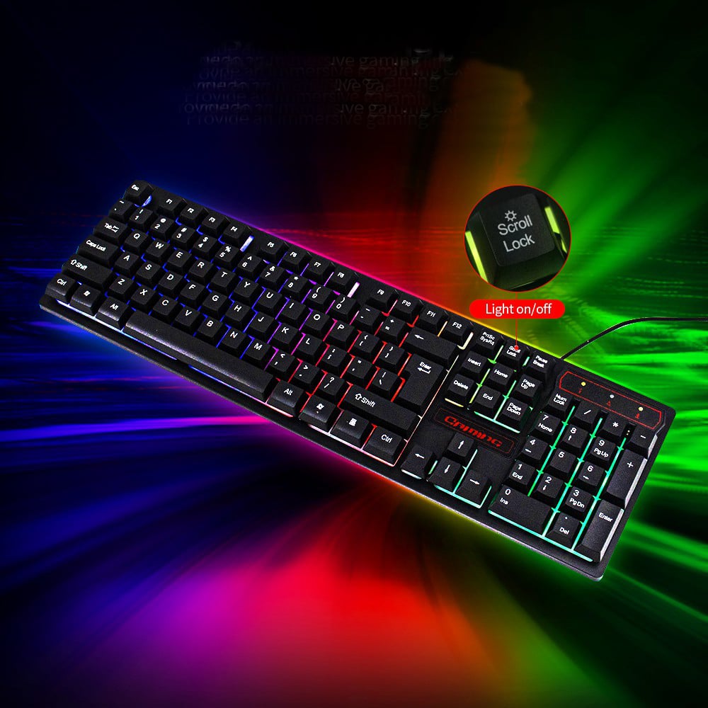 Se Gaming tastatur med backlight LED lys & affjedring på tasterne ✔ Kæmpe udvalg i Satana - Køb online på udsalg og tilbud lige nu ✔ Super billig fragt og lynhurtig levering - Varenummer: Satana-218030 på lager - Udsalg på Personlig pleje > Ecooking > Spar helt op til 73% - Stort udsalg på over 739 brands