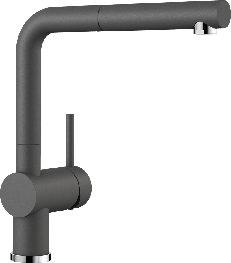 Se BLANCO LINUS-S Silgranit®-look, med udtræksbruser - Klippegrå på udsalg! Billig fragt & hurtig levering. Køb online nu!