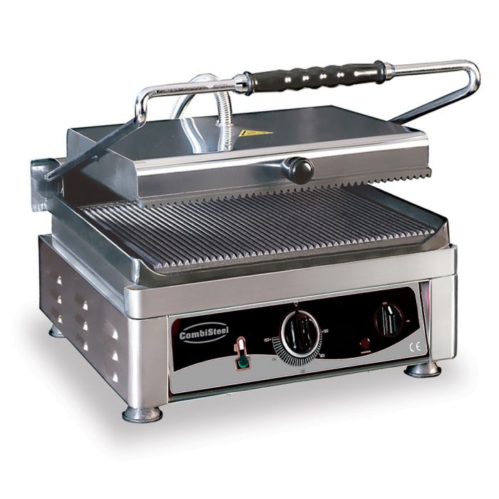 Combisteel single klemgrill med rillet top og bund