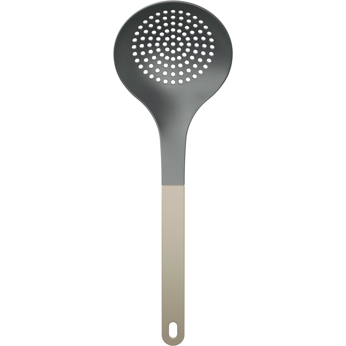 Rosti Optima hulske i nylon, 32 cm, med skaft i farven humus