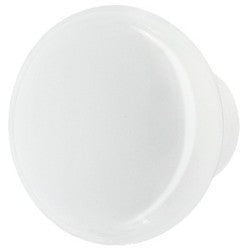 Rundt hvidt porcelæns-knopgreb fra Haefele