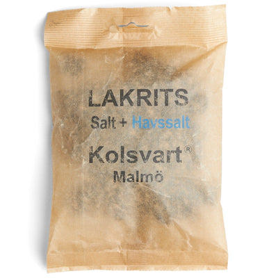 Se Kolsvart Salt + havsalt-lakrids, 120 g ✔ Kæmpe udvalg i Kolsvart ✔ Meget billig fragt og hurtig levering: 1 - 2 hverdage - Varenummer: KTO-101310 og barcode / Ean: '7350010277491 på lager - Udsalg på Lakrids Spar op til 57% - Over 1124 kendte brands på udsalg