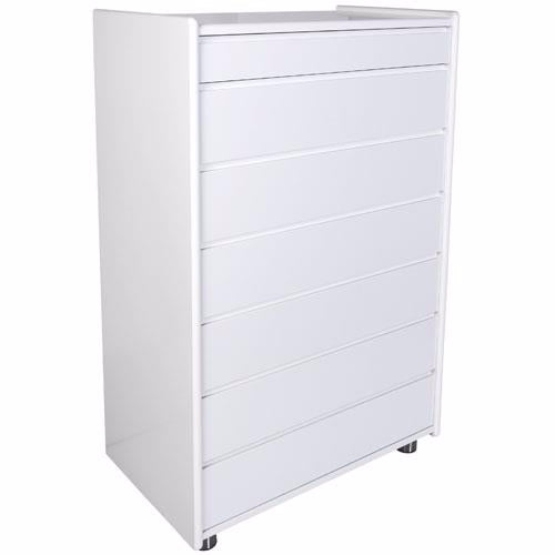 Hvid Kaagaard kommode med metalben, 80 x 119 x 47 cm