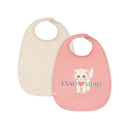 Konges Sløjd hagesmække i 2-pak med Ciao Miao-design