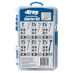 Kreg Screw Starter Kit sortimentskasse med skruer til Pocket-Hole
