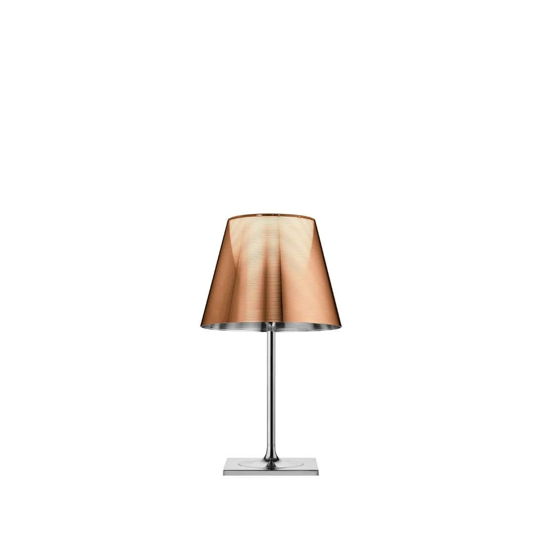 Bronzefarvet KTribe T2 bordlampe med dæmper fra Flos