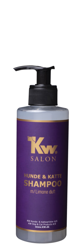 Flaske med KW Salon Limone shampoo, 300 ml