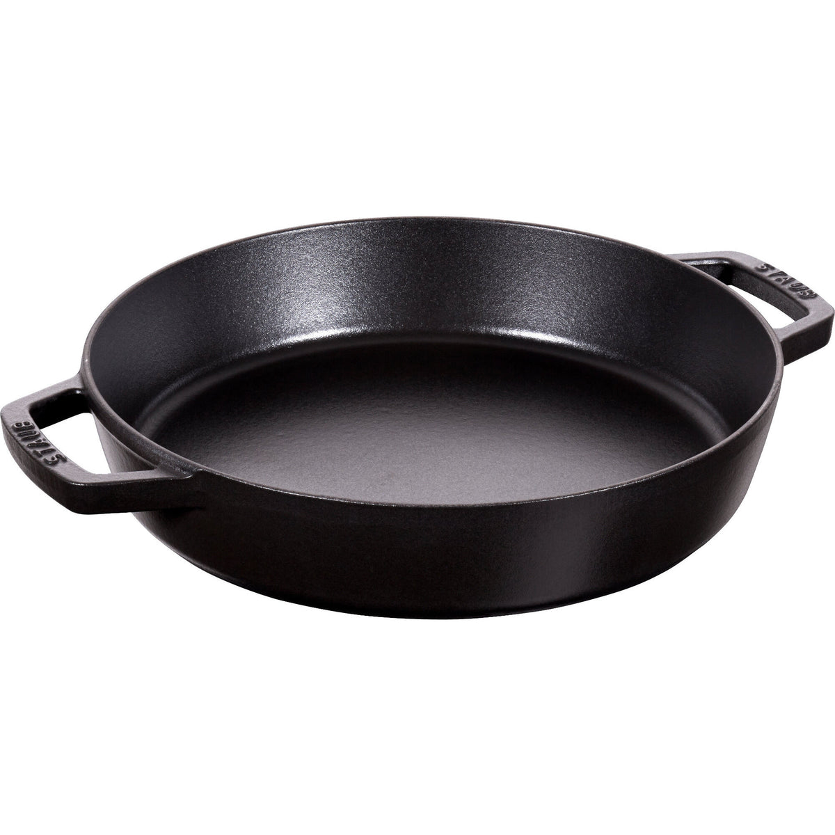 Sort Staub Pan Series sautérpande af støbejern, 26 cm
