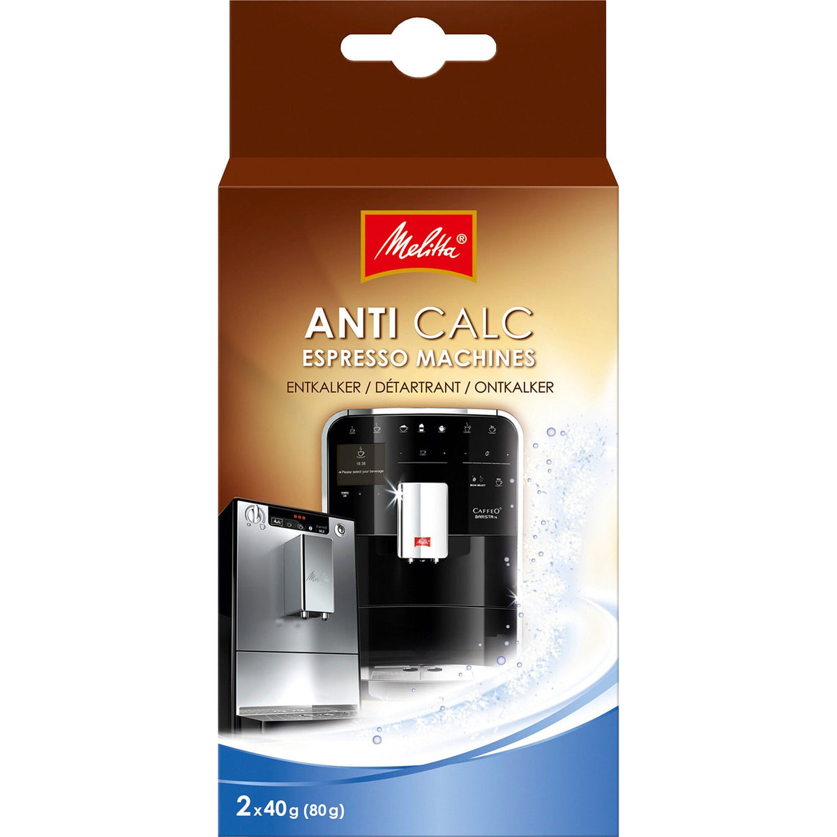 Melitta Anti Calc afkalkningspulver til espressomaskiner