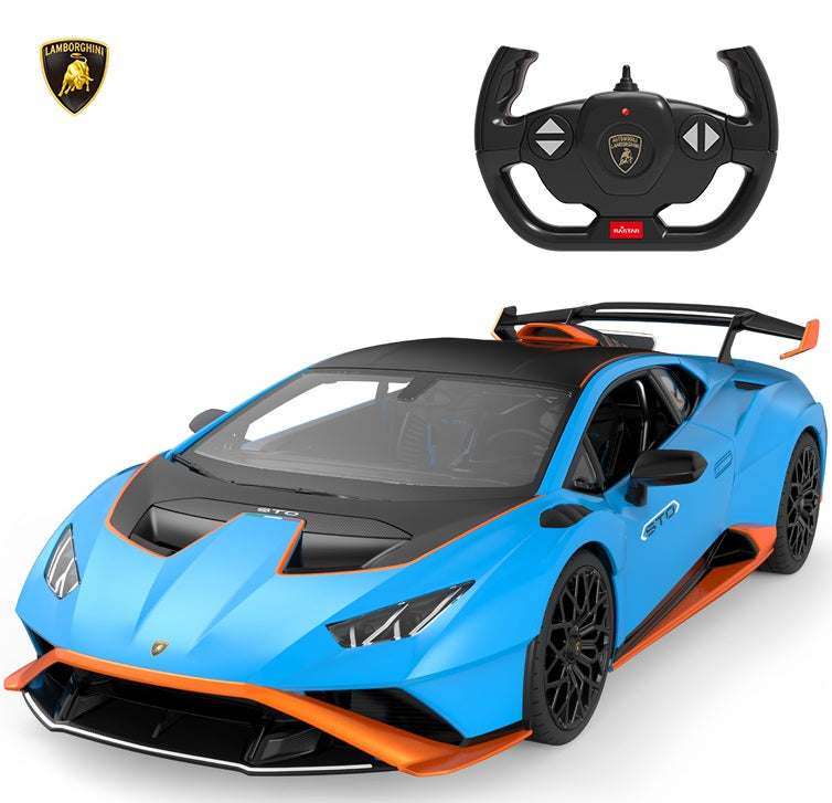 Se Lamborghini Huracan STO Fjernstyret Bil 1:14, 2.4G ✔ Kæmpe udvalg i Rastar - Køb online på udsalg og tilbud lige nu ✔ Meget billig fragt og hurtig levering - Varenummer: MMAction-20898700 og 6930751320604 på lager - Udsalg på Fjernstyret Biler, Større Spar stort – op til 59% - Over 2.739 mærker med kæmpe udsalg