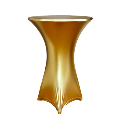 Formdug for ståbord inkl. topdug - Guld
