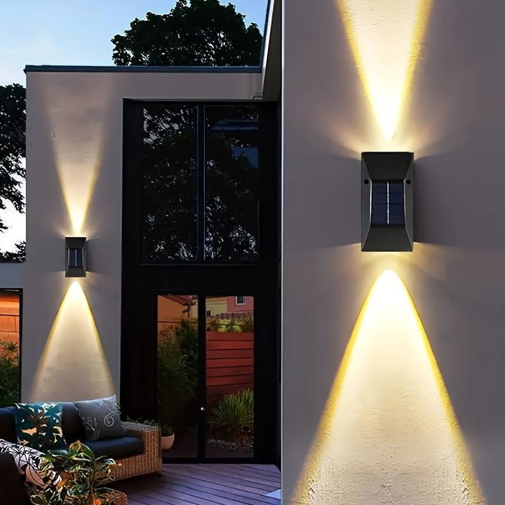 Se LED-solcelle Væglampe (up- downlight) 2 stk. sort ✔ Kæmpe udvalg i Satana - Køb online på udsalg og tilbud lige nu ✔ Billig fragt og hurtig levering - Varenummer: Satana-1087649 på lager - Udsalg på Mad & drikke > Marmelade & honning > Smørrepålæg Spar helt op til 73% - Over 2.739 kendte brands på udsalg