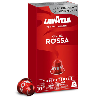 Se Lavazza Qualità Rossa kaffekapsler, 10 stk ✔ Kæmpe udvalg i Lavazza ✔ Meget billig fragt og hurtig levering: 1 - 2 hverdage - Varenummer: KTO-7004 og barcode / Ean: '8000070053526 på lager - Udsalg på Kaffekapsler Spar op til 65% - Over 1124 kendte brands på udsalg