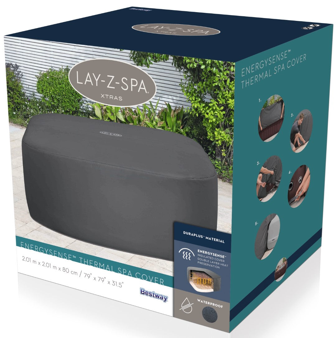 Se LAY-Z-Spa Energysense Termisk Cover 201 x 201 x 80 cm ✔ Kæmpe udvalg i Bestway - Køb online på udsalg og tilbud lige nu ✔ Lav fragtpris og hurtig levering - Varenummer: MMAction-17860332 og 6941607350874 på lager - Udsalg på Lay-Z Spabade Store besparelser – op til 71% - Udsalg på mere end 2.281 populære mærker