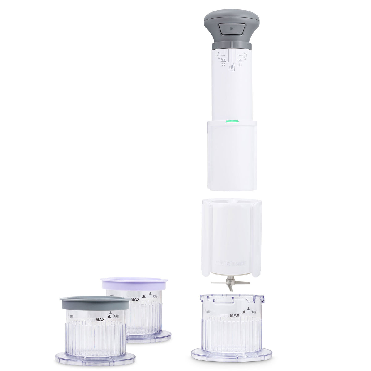 Cuisinart Freeze Wand ismaskine med stabelbare dessertkopper i plast