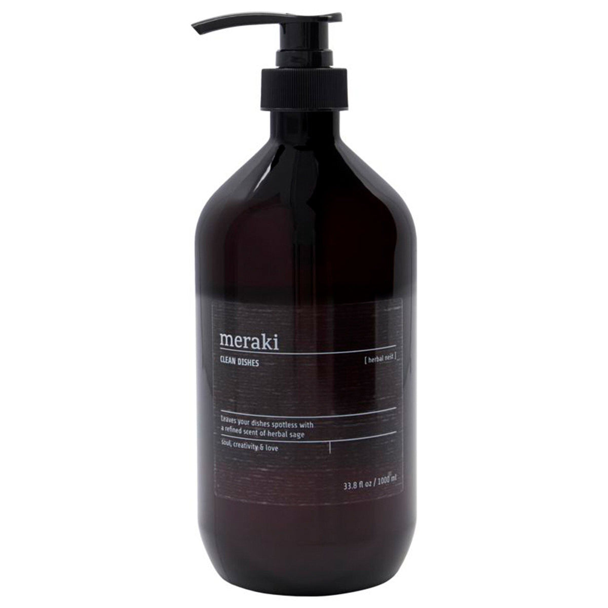 Meraki Herbal Nest opvaskemiddel i pumpeflaske, 1000 ml