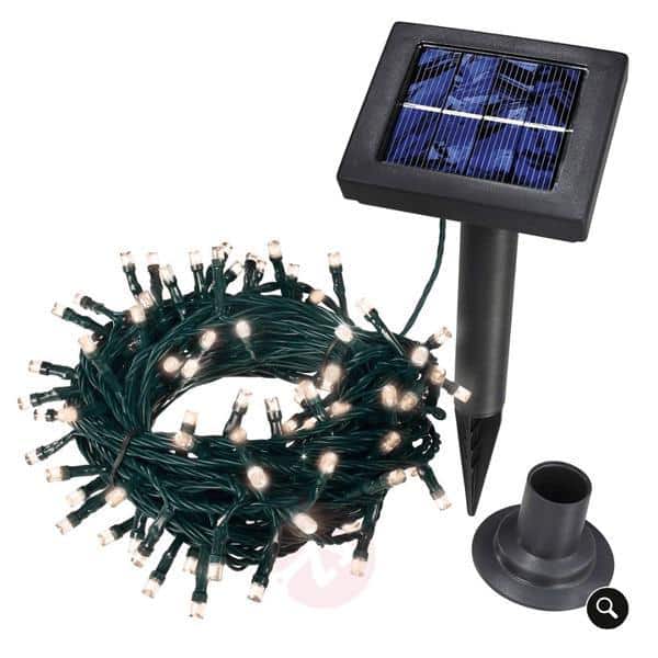 Se LED-lyskæde solcelle drevet m/100 LED (flere farver) - 9 meter - multicolor ✔ Kæmpe udvalg i Satana - Køb online på udsalg og tilbud lige nu ✔ Meget billig fragt og hurtig levering - Varenummer: Satana-1245 på lager - Udsalg på Hus & Fritid > Få op til 63% i rabat - Over 2.739 brands på stort udsalg