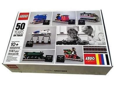 LEGO 50 Years on Track (4002016), eksklusivt medarbejdersæt med tog fra 2016