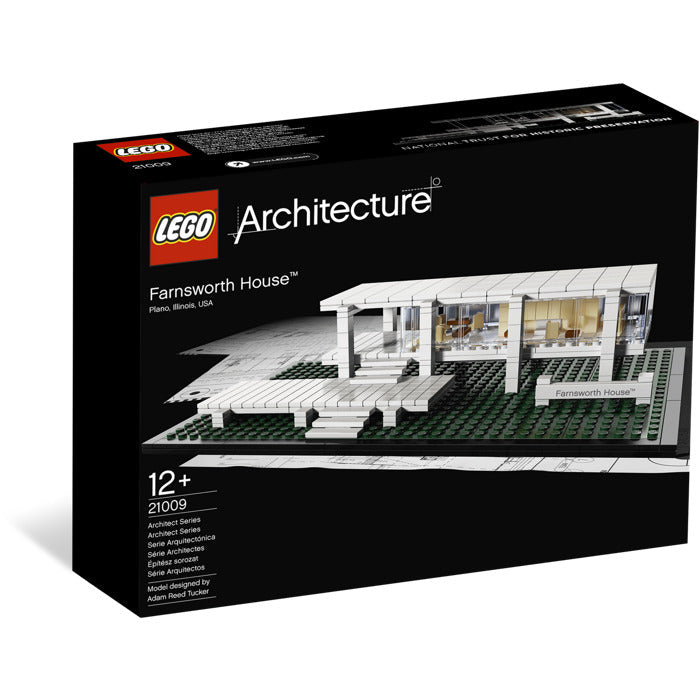 LEGO Architecture 21009 Farnsworth House, byggesæt med model af kendt hus